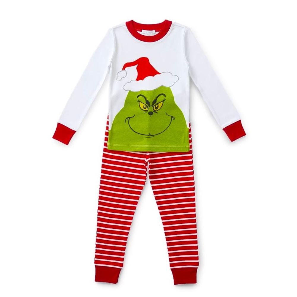 Pottery Barn Kids, The Grinch Christmas Organic Cotton Toddler Pajamas, 2T